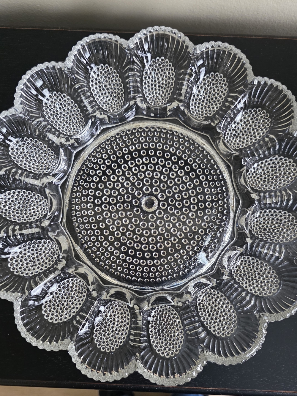 Vintage Indiana Glass Egg Plate